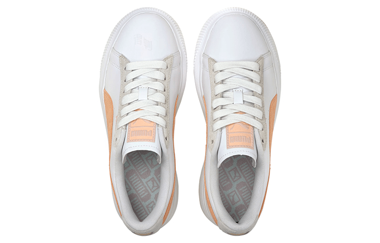 Puma Suede Mayu White Orange — фото 7