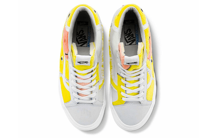 Vans Mid Skool Vlt Lx White Yellow — фото 10