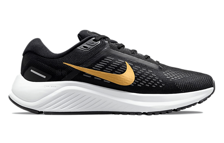 Nike Zoom Structure 24 Black Gold — фото 7
