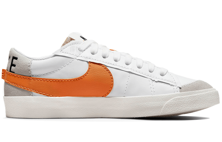 Nike Blazer Low Jumbo White Orange — фото 7