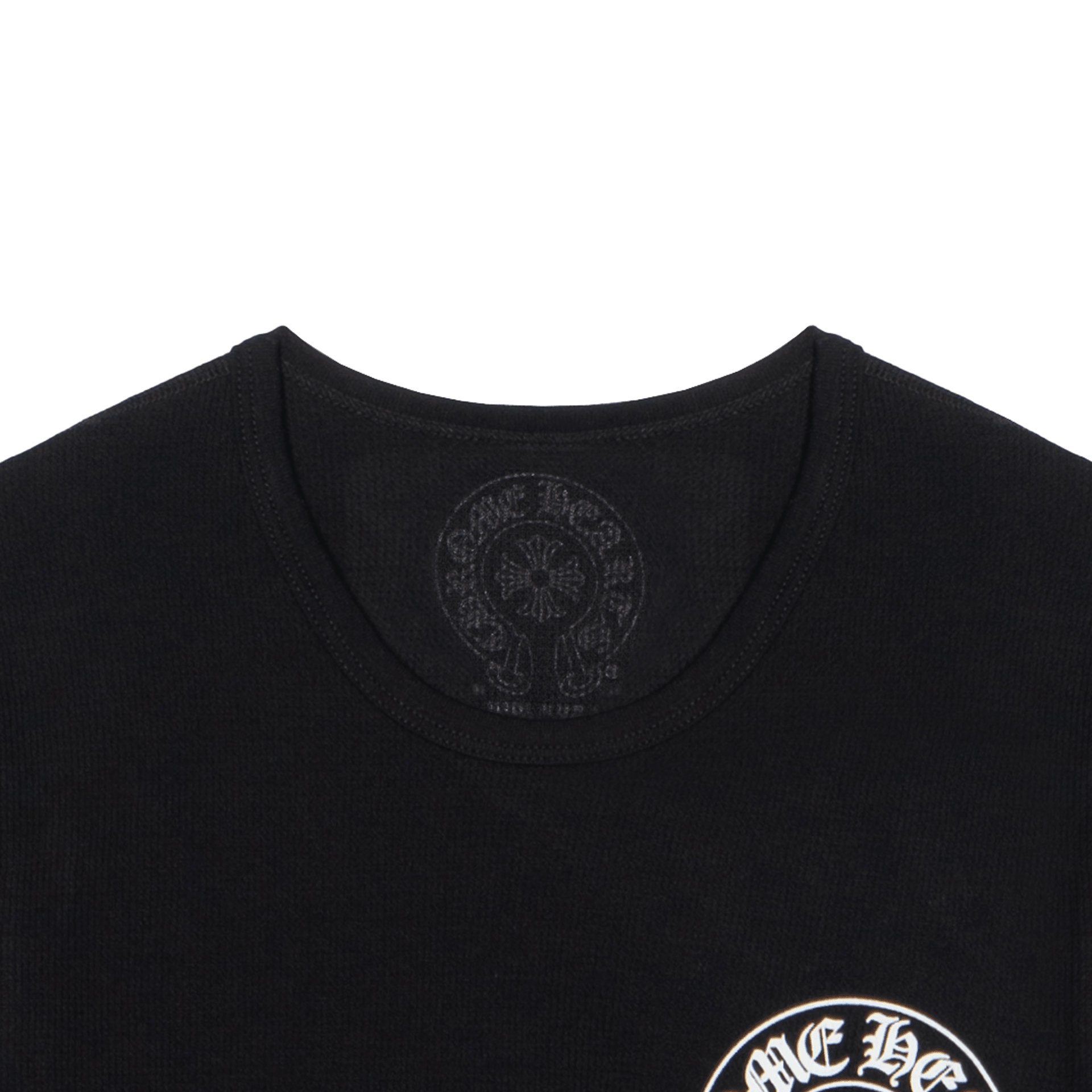 Chrome Hearts SS25 Horseshoe Print Long Sleeve Tee Black — фото 4