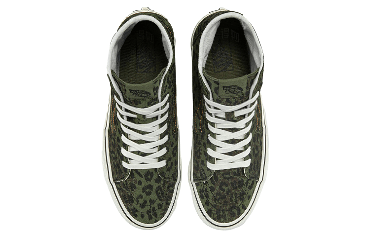 Vans SK8 Tapered Leopard Green — фото 7