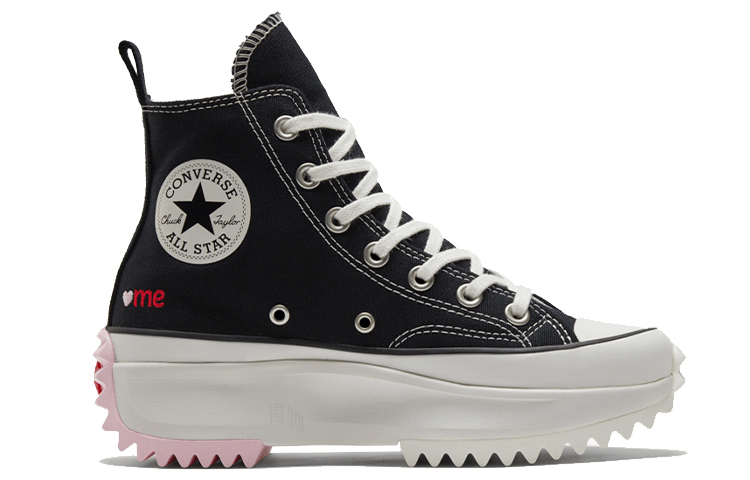 Converse Run Star Hike Black White Red — фото 6