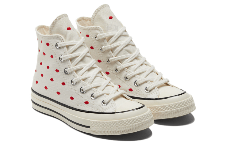 Converse 1970s Chuck Taylor All Star Valentine's Day High Top White Red — фото 7