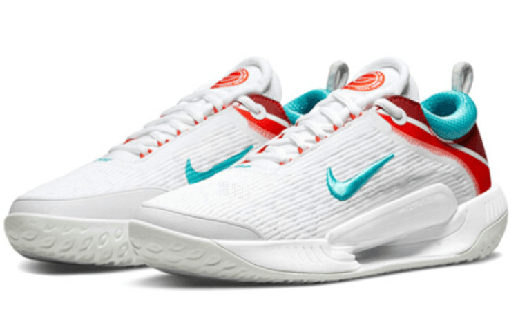 Nike Court Zoom NXT White Red — фото 8