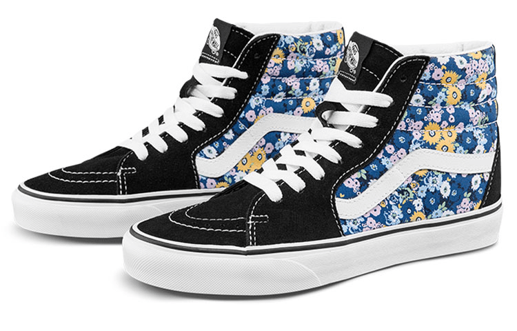 Vans SK8 High Black White Blue — фото 6