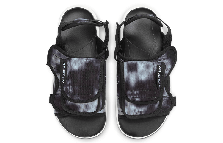 Jordan Air Jordan LS Slide Black White Tie-Dye — фото 9