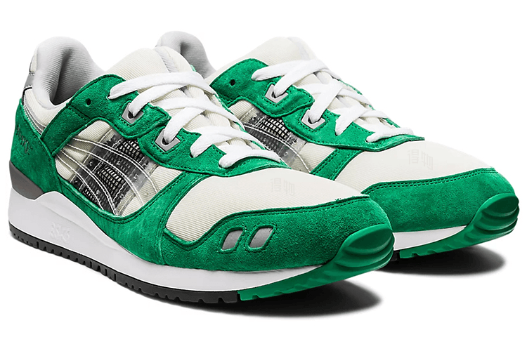 ASICS Awake NY x Asics Gel-Lyte 3 OG White Green — фото 6