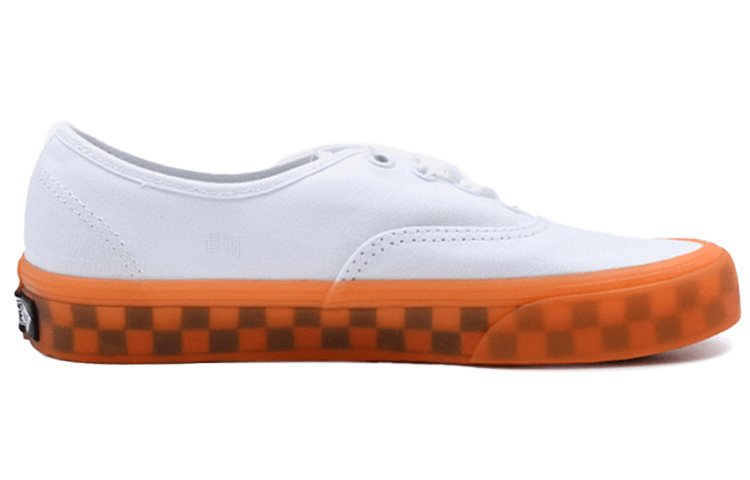 Vans Authentic White Orange — фото 7