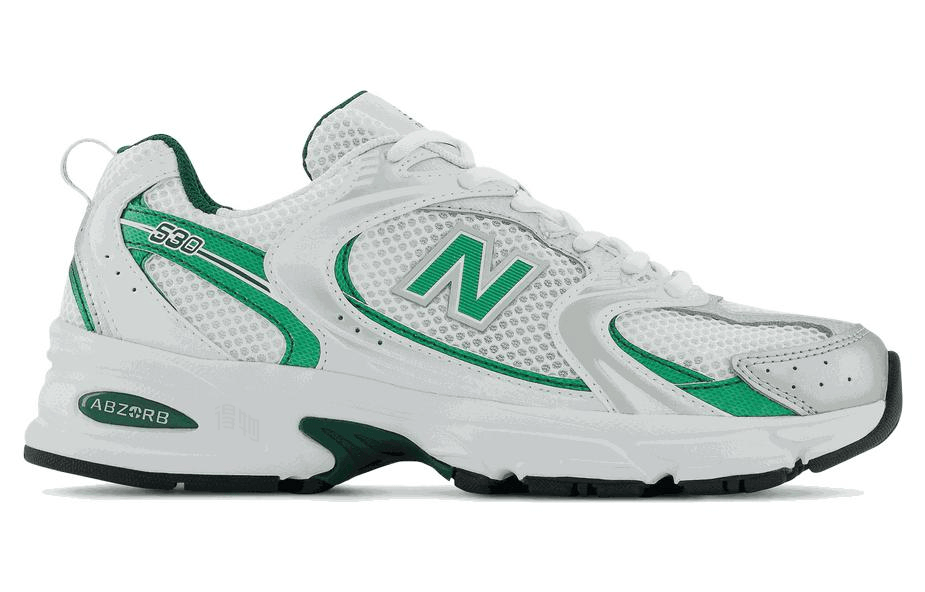 New Balance 530 White Green — фото 6