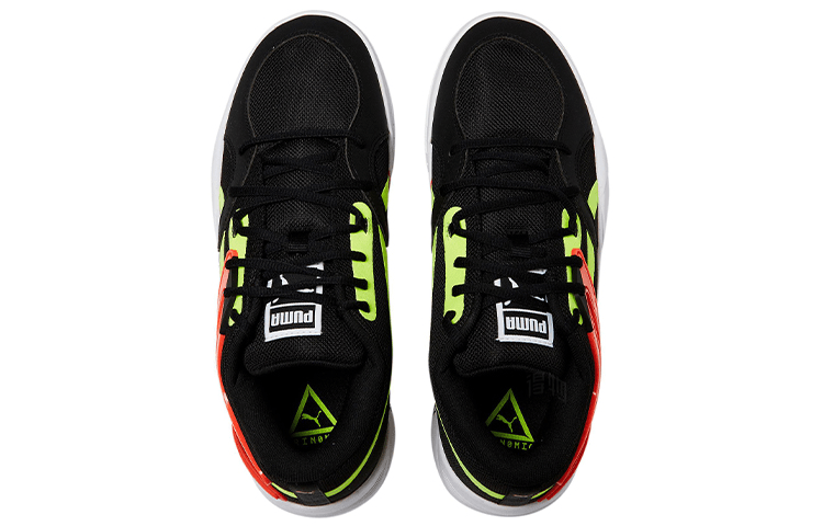 Puma Trc Blaze Court Black Orange Green — фото 7