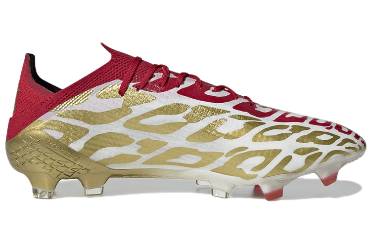 Adidas X Speedflow Mo Salah.1 Red Gold — фото 7