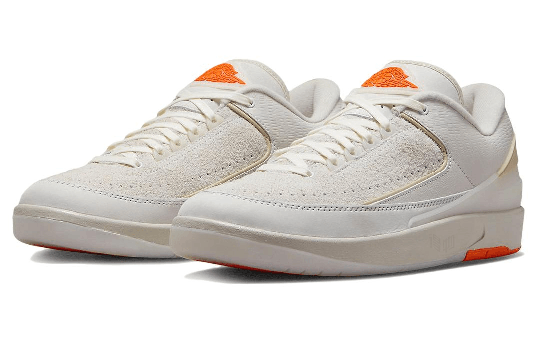 Jordan Shelflife x Air Jordan 2 Retro Low Off-White Orange — фото 7