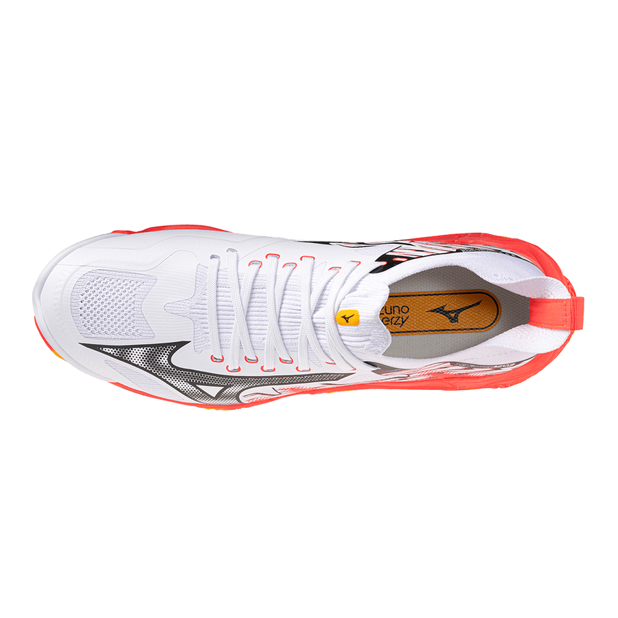 Mizuno Wave Lightning Neo 3 White Orange — фото 6