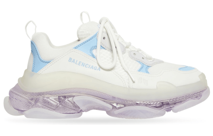 Balenciaga Triple S White Blue Purple — фото 6