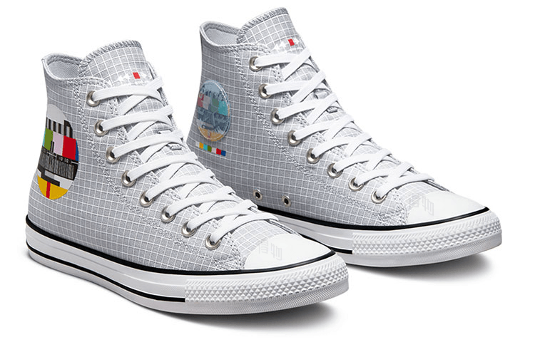 Converse Chuck Taylor All Star High Top Grey White — фото 8