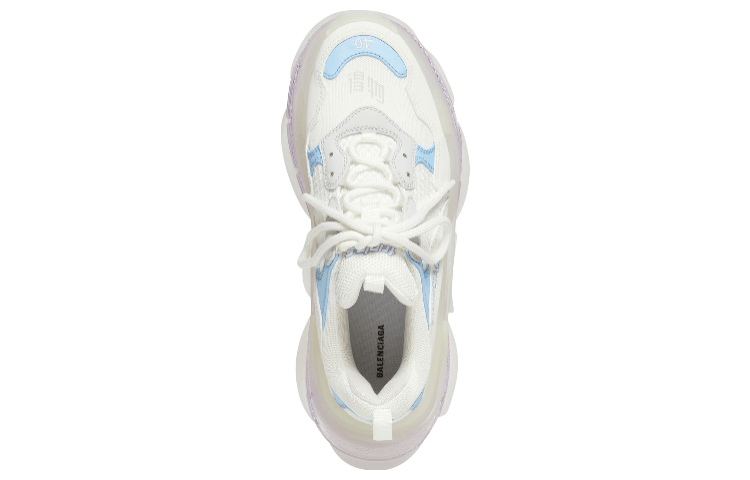 Balenciaga Triple S White Blue Purple — фото 7
