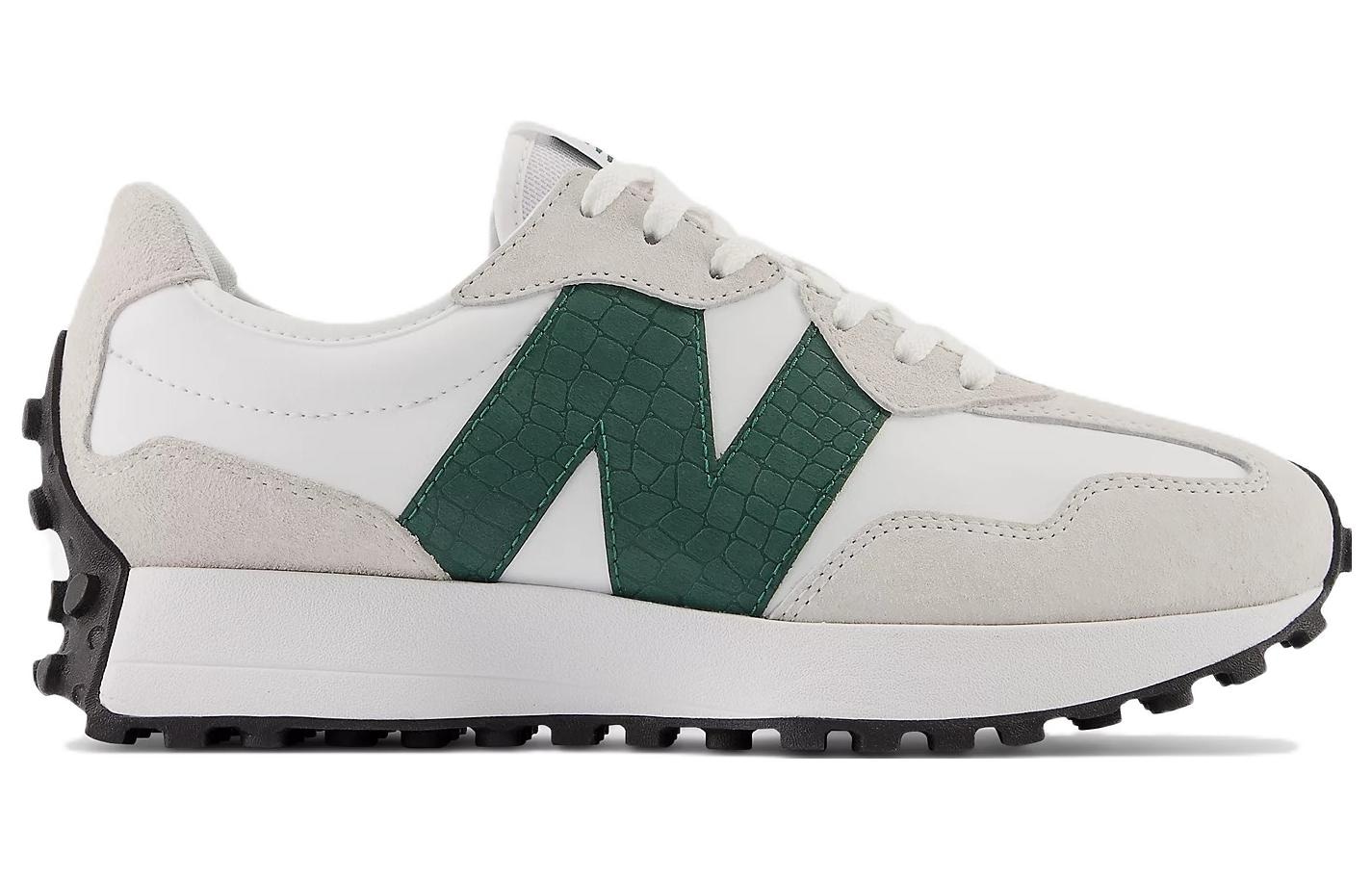 New Balance 327 Grey White Green — фото 8