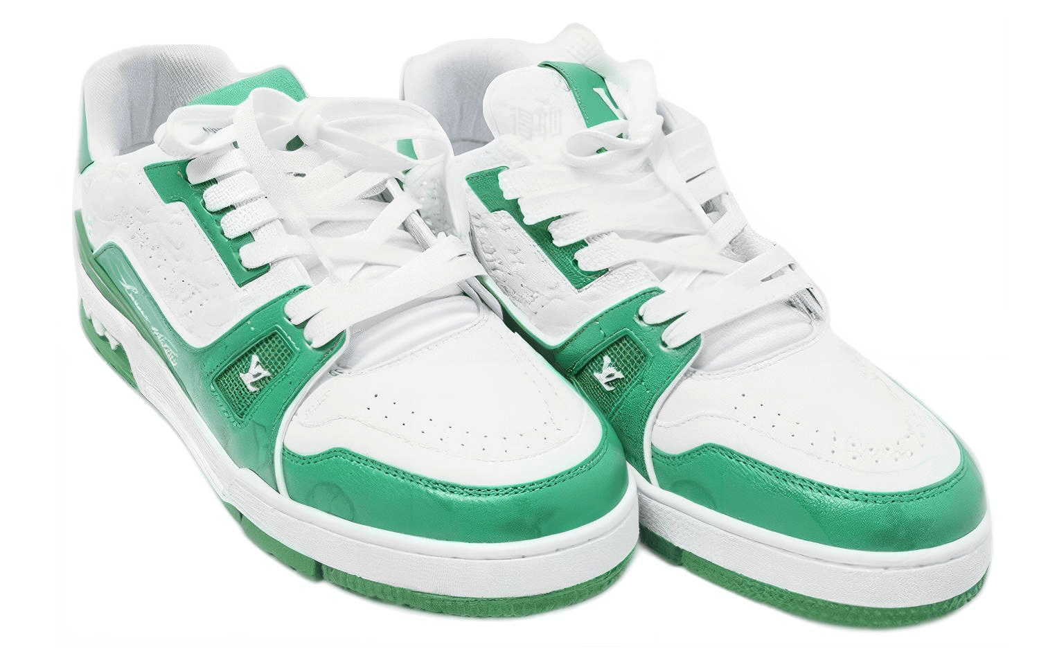 Louis Vuitton Trainer White Green — фото 7