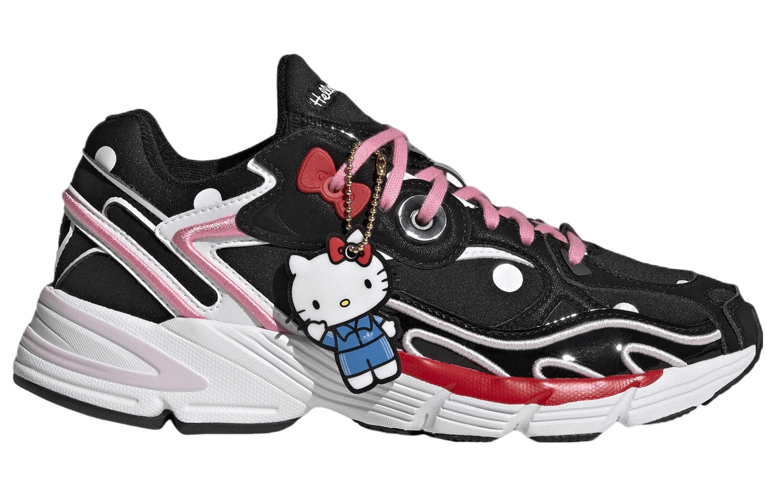 Adidas Astir Black Pink — фото 7