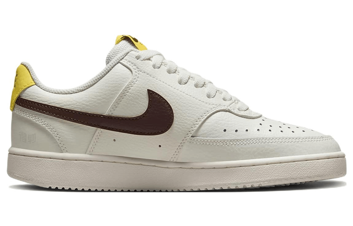 Nike Court Vision Low Grey Brown Yellow — фото 7
