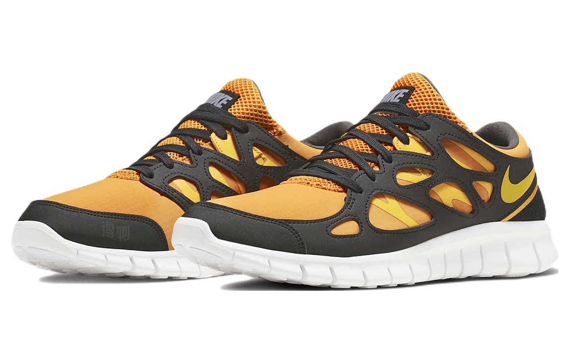 Nike Free RN 2 Yellow Black — фото 8