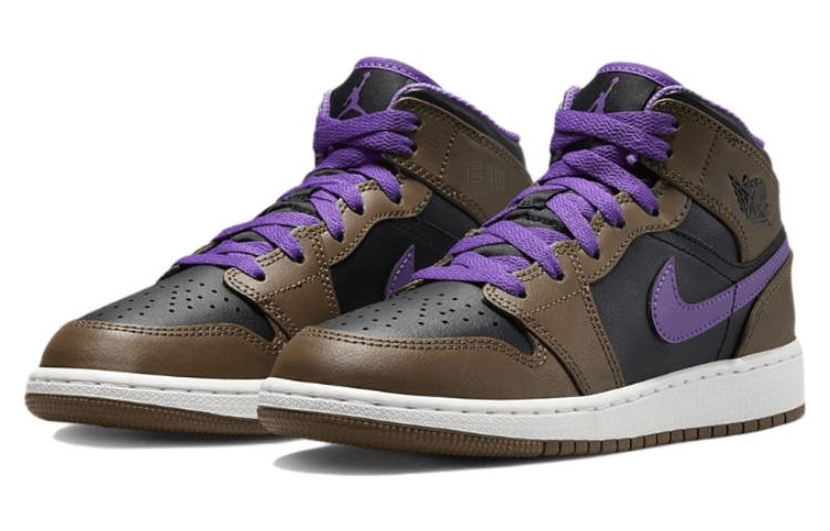 Jordan Air Jordan 1 Mid Black Brown — фото 8