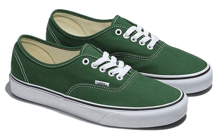 Vans Authentic Green White — фото 8