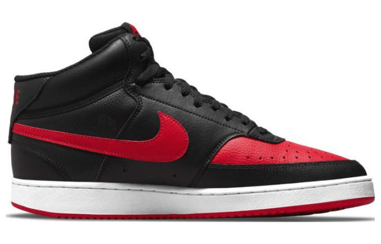 Nike Court Vision Mid Black Red — фото 7