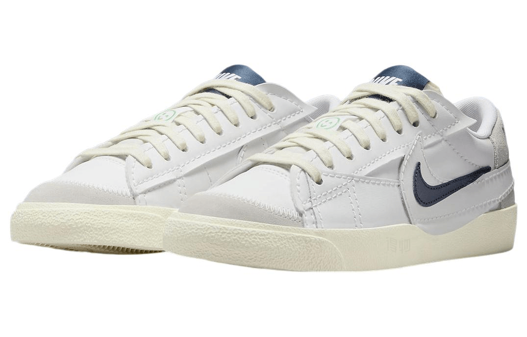 Nike Blazer Low 77 Jumbo White Blue — фото 8