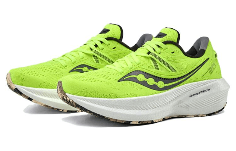 Saucony Triumph 20 White Green — фото 7