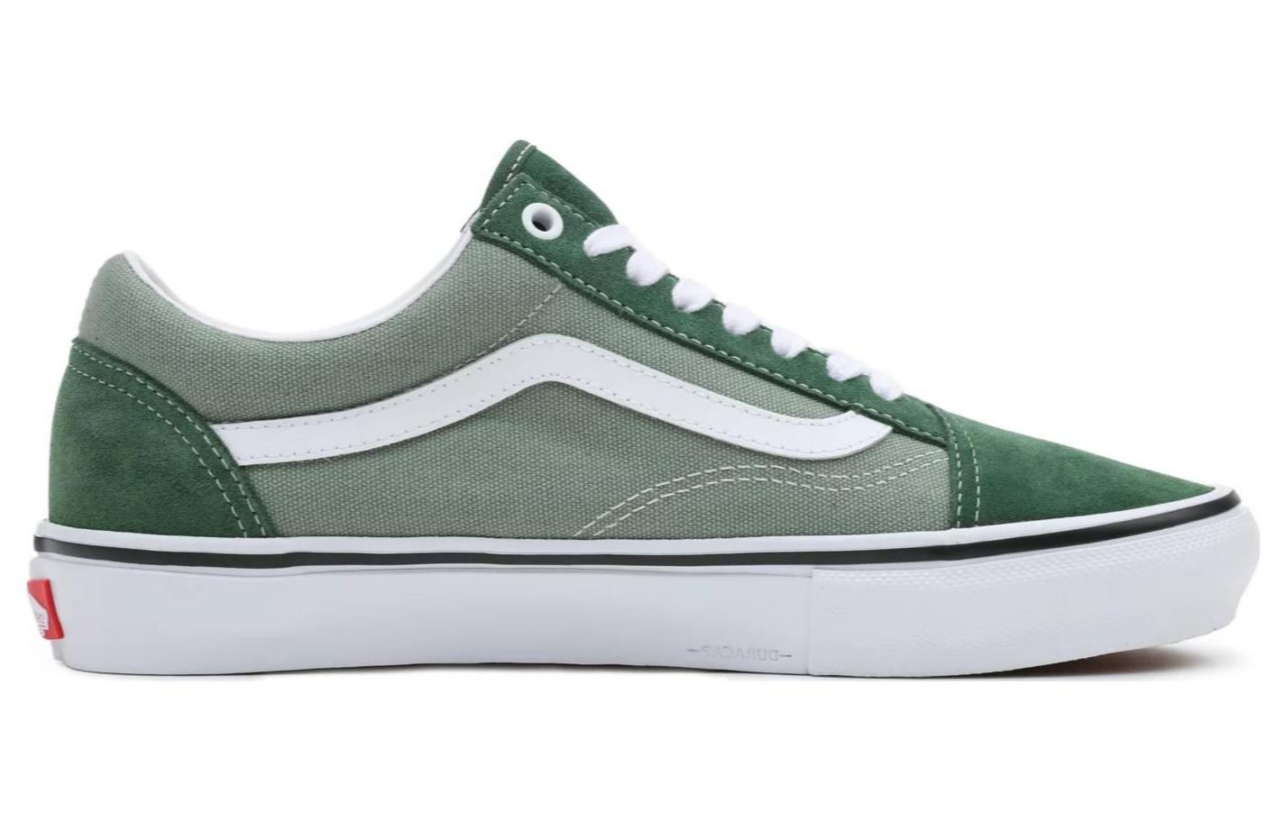 Vans Old Skool Green White — фото 5