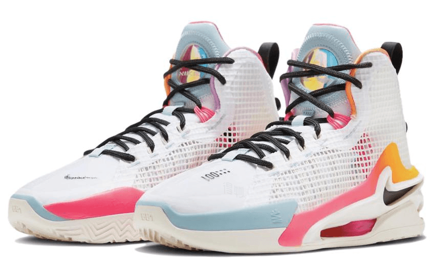 Nike Air Zoom G.T. Jump White Blue Orange — фото 8
