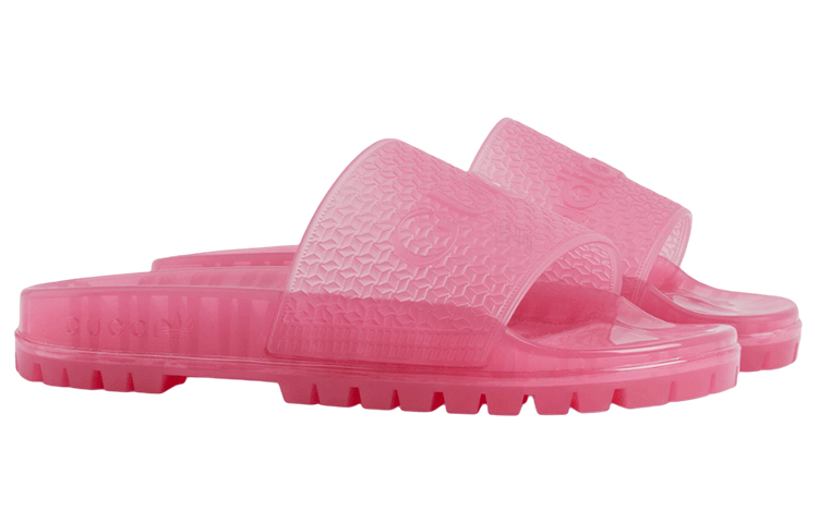 Gucci adidas x Gucci Pink Slides — фото 8
