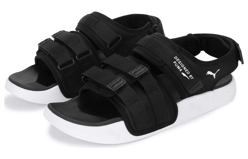 Puma Leadcat City Sandal Black White — фото 7
