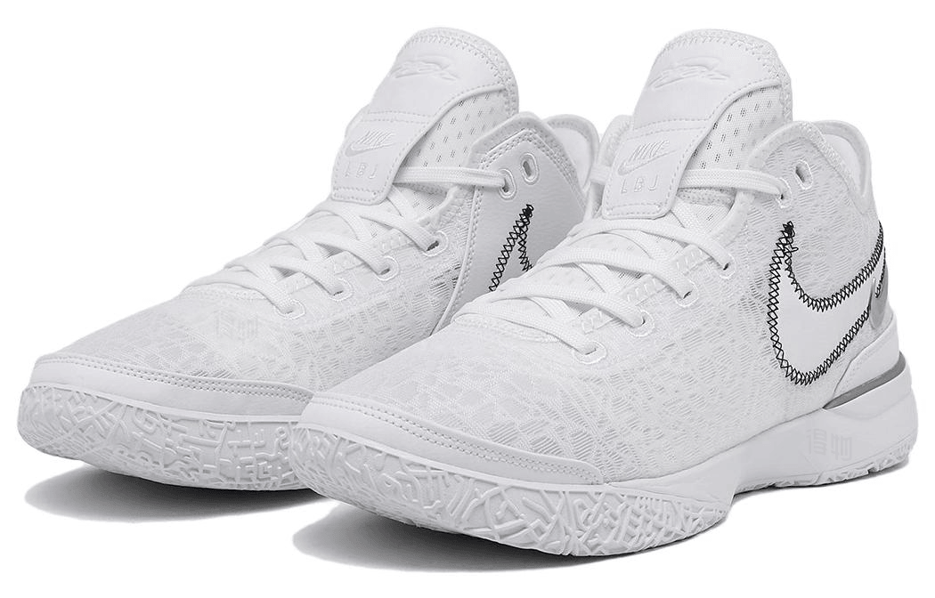Nike LeBron NXXT Gen Zoom "White Metallic Silver" — фото 6