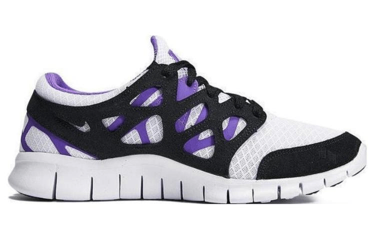 Nike Free Run 2.0 White Purple — фото 6