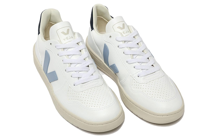 Veja V-10 PU White Blue — фото 9
