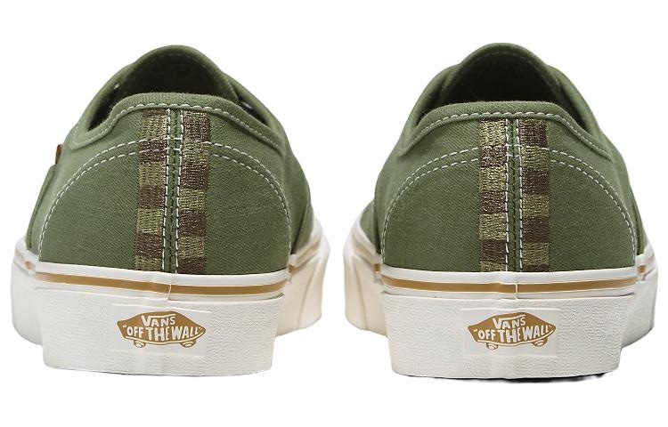 Vans Authentic Embroidered Check Green — фото 8