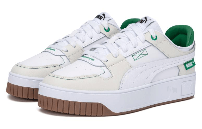 Puma Carina White Green — фото 2