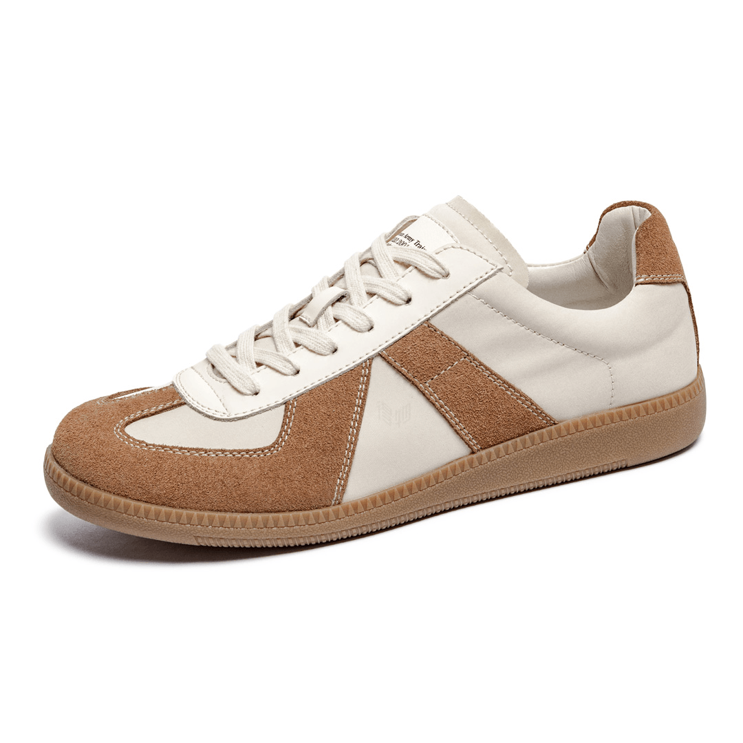 Maden Retro Low-Top Trainers White Brown — фото 9