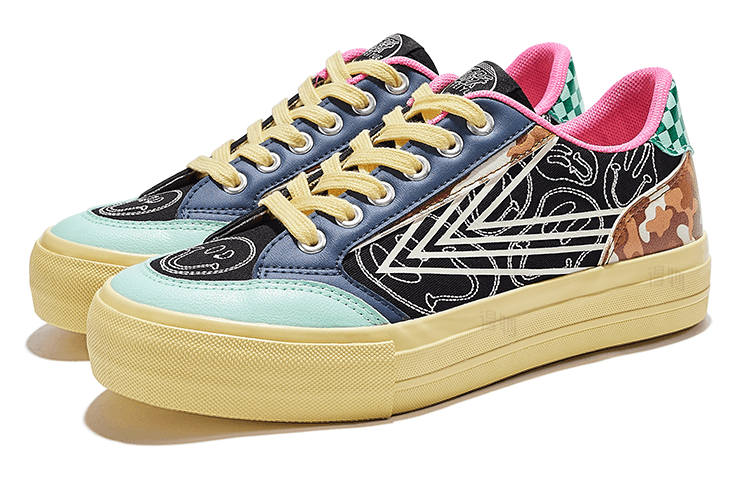 Feiyue Кроссовки (Арт. FXY-895T黑/棕/绿) — фото 7