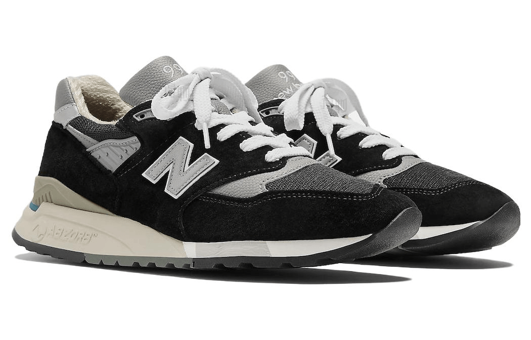 New Balance 998 Black Grey — фото 6