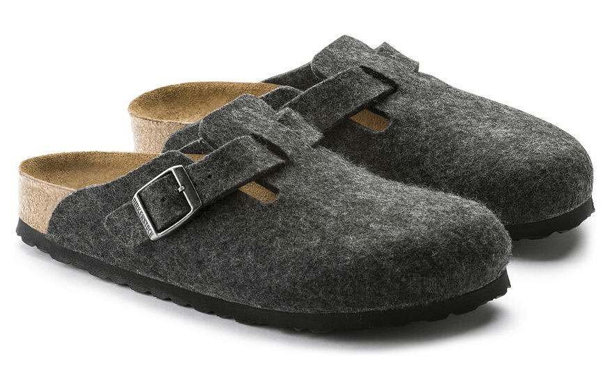 Birkenstock Stone Gray Clogs — фото 7