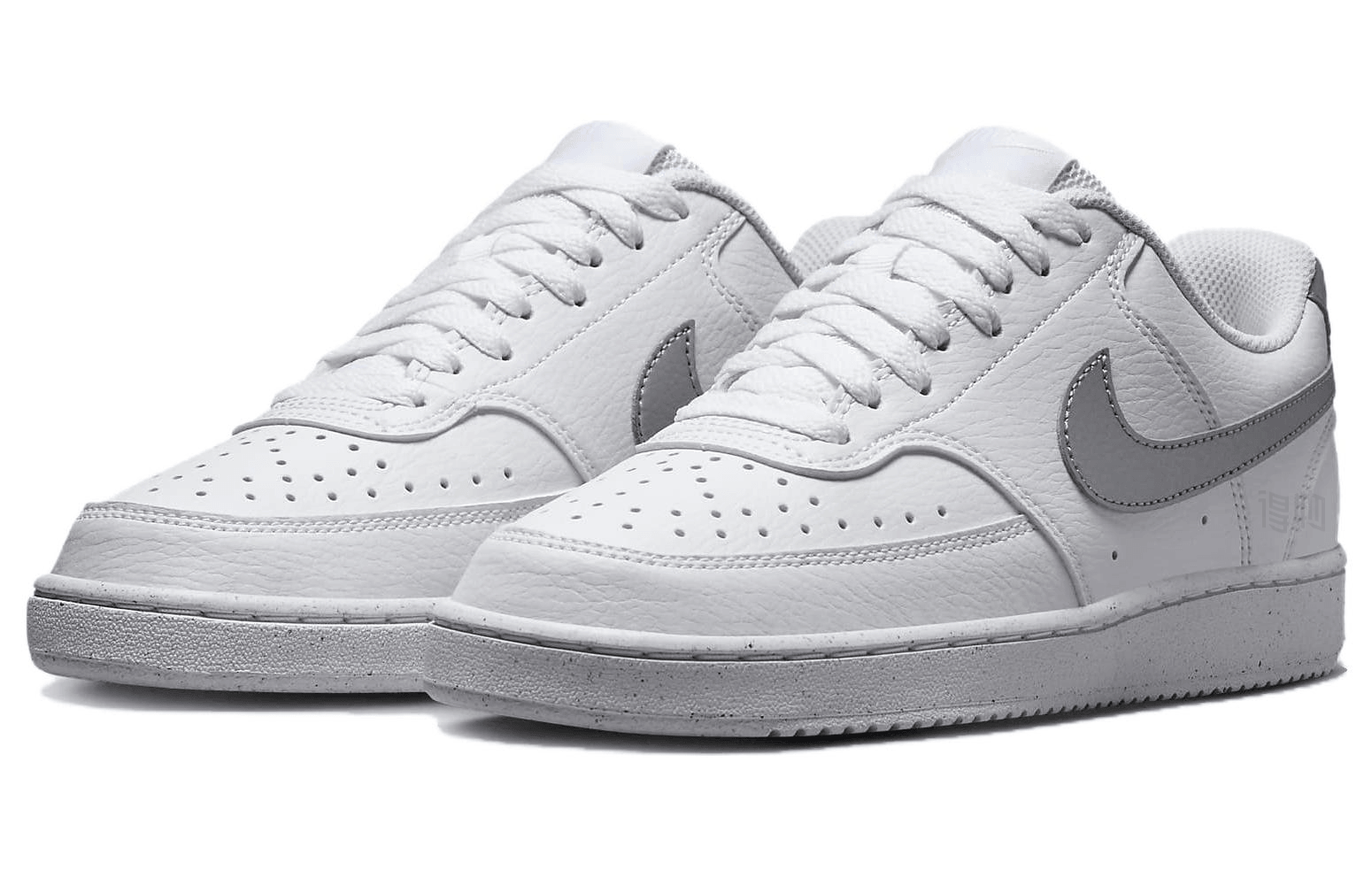 Nike Court Vision 1 Low Next Nature White Silver — фото 8