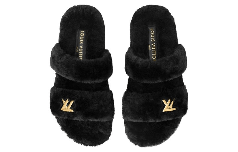 Louis Vuitton Slide Sandals Black — фото 7