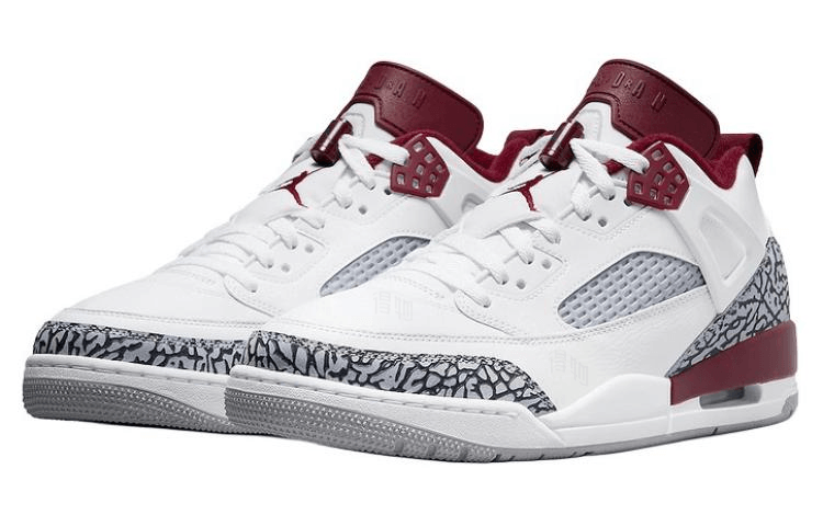 Jordan Spizike Low White Red — фото 7
