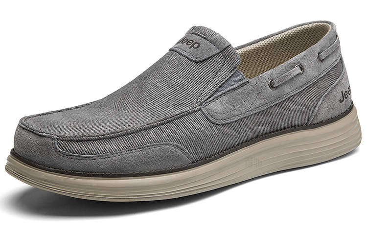 Jeep Canvas Slip-On Light Grey — фото 7