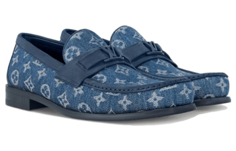 Louis Vuitton Loafers Blue — фото 7
