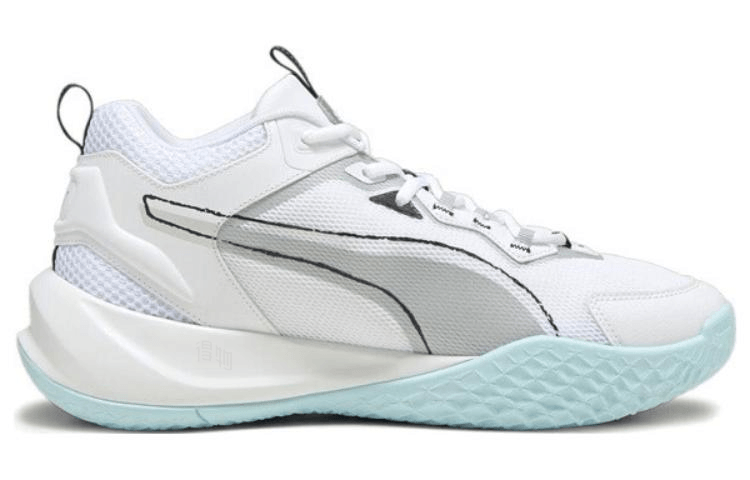 Puma Playmaker White Silver Black — фото 6